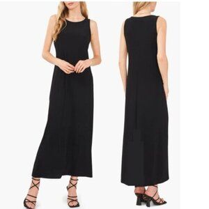 Picadilly Fashion Velour Black Maxi Dress